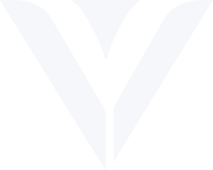 The Vyridian V mark, white on a navy plate